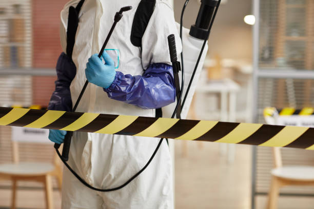Professional Infectious Disease Decontamination technician working in Westlake Village, IL